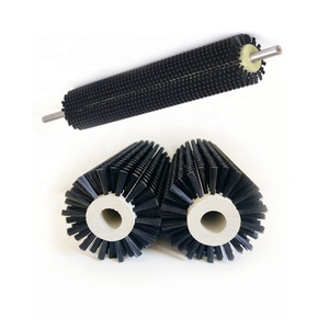 Brosse à rouleaux industrielle, brosse mécanique de nettoyage, brosse ronde à arbre, brosse à rouleaux en nylon - Product Image 4