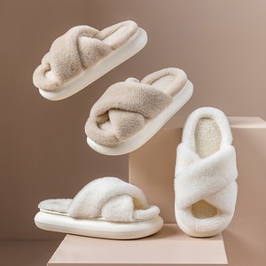 Hot Sản Phẩm Bán Chạy <span class=keywords><strong>2025</strong></span> Sang Trọng Trong Nhà Thiết Kế Phụ Nữ Dép Đi Trong Nhà Bán Buôn Mờ Giày Lông Ngoài Trời Dày-Soled Slide Dép Đi Trong Nhà - Product Image 3