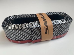 Striscia Protettiva Universale Blu Samurai in Gomma per Paraurti Posteriore Auto 2.5m*5cm, Durevole, Flessibile, Installazione con Nastro Adesivo - Product Image 3