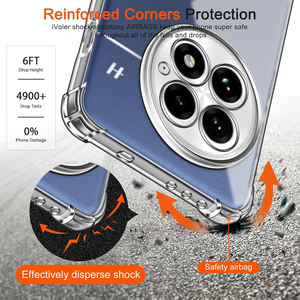 Estuche transparente de lujo para OnePlus 13 12 11 10 9 <span class=keywords><strong>8</strong></span> <span class=keywords><strong>Pro</strong></span> Estuches a prueba de golpes para OnePlus Nord 4 Airbag Bumper Soft Back Cover Accesorios - Product Image 2