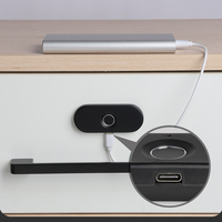 Serrure Intelligente Électronique à Empreinte Digitale pour Meuble, Tiroir et Porte en Aluminium, avec Capteur Caché, Carte RFID et Cloud - Prix Usine