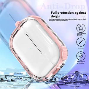 Pour <span class=keywords><strong>Apple</strong></span> pour <span class=keywords><strong>Airpods</strong></span> 3 génération 2 génération <span class=keywords><strong>coque</strong></span> d'écouteur matériau TPU Transparent accessoire souple universel pour tous les modèles - Product Image 4