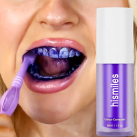 Dentifrice Menthe Usage Hôtelier Nettoyage Buccal Pâte Réparatrice Dents Formule Chimique Violet Orange Élimine Taches Blanchit Dents Maison