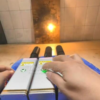 Répulsif Moustiques Portable LY 120W à Laser 915nm Lumière Invisible avec Lentille Télescopique Portée 0-12m