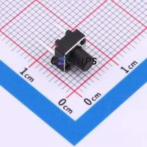 TSA06154-070B332BA Tactile Switch Through hole Component (THT),6.1x6.1mm Switch Single Pole Single Throw Round Button 1.8N 6.1mm - Product Image 1