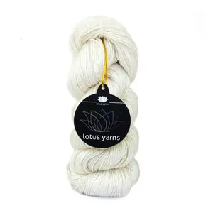Lotus Yarns Undyed Pure Silk Mulberry Natural Yarn 2ply For Carpets
