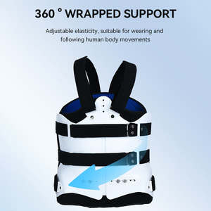 อุปกรณ์พยุงกระดูกสันหลังด้านหลังแบบคงที่ระบายอากาศได้ดีสวมใส่สบายสำหรับโรคกระดูกสันหลังคดและหลังการผ่าตัด - Product Image 6