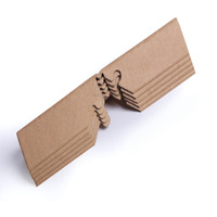 Protection de bord en papier de pulpe de carton en forme de L de haute qualité, recyclable, marque WR, vente en gros, protection de l'environnement, emballage