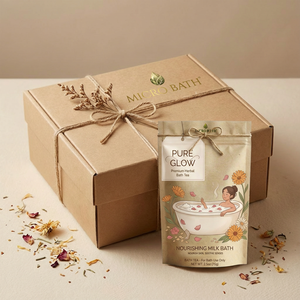 <span class=keywords><strong>Set</strong></span> <span class=keywords><strong>Regalo</strong></span> di Tè da Bagno Botanico Serie MICRO BATH PURE |   Collezione di 5 Bustine Premium di Tè da Bagno alle Erbe, Etichetta Privata, Disponibile OEM - Product Image 3