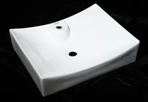Factory Wholesale Bathroom Sink White Ceramic Under Counter Art Wash Basin