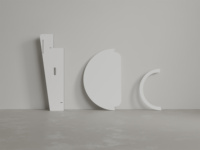 Comptoir de réception Spazepaper avec écran pliable pour bureau et exposition
