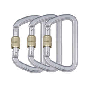 Outdoor Hiking Camping Hook Hammock Custom Tool Lanyard Aluminum Carabiner High Quality Mountain Aluminum Carabiners