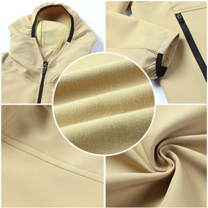 Chaqueta ligera con capucha y cremallera para hombre para Fitness, correr, gimnasio, entrenamiento, Jogger juvenil con cuello levantado, ropa deportiva fina - Product Image 5