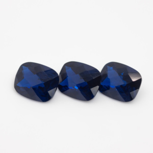 Piedra preciosa suelta Espinela azul sintética de alta calidad #113 Cuadros individuales ovalados 9*11mm - Product Image 4