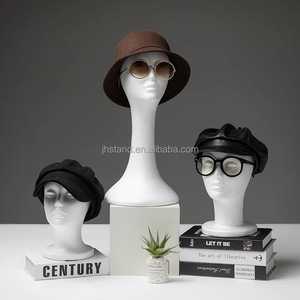 Hiện đại xốp Tóc Giả hiển thị unisex mannequin Head cho mũ và kính hat hiển thị mannequin tóc mở rộng Công cụ bọt - Product Image 2