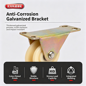 Rueda con Ranura en V al por Mayor, Rodillo para Puerta OEM con Soporte, Acero al Carbono de Alta Resistencia, Doble Rodamiento, Certificación CE, OEM Disponible - Product Image 6