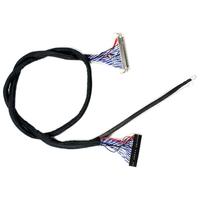Cable LVDS FIX-30P de 2 Canales y 8 Bits para Pantalla LCD de 17\", 19\", 21.5\", 23\", 1280x1024, 1920x1080, Cable Lvds de 30 Pines