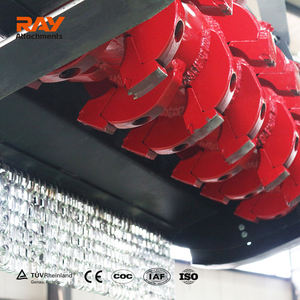 Mesin Pemotong Rumput Hutan untuk Skid Steer/Excavator REDM50, Alat Pemotong Pohon untuk Kehutanan - Product Image 6