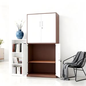 Schwerlast-Aktenschrank mit Schloss Modernes Design Umweltfreundlich für Zuhause & Büro 4-Türiger Gewerbe-Aktenschrank mit Schlüsselschloss - Product Image 4