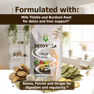 Té Detox OEM ODM con Sabor Dulce Sorpresa, Desintoxica tu Cuerpo con una Mezcla Patentada, Promueve la Pérdida de Peso, Té de Hojas Sueltas - Product Image 3