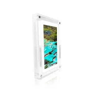 New Present Download Battery Acrylic Music Video Digital Photo Frame Picture For Wedding Photos