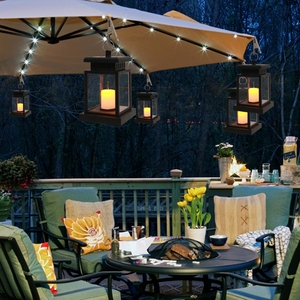 Không Thấm Nước Yard Chuỗi Cổ Tích Di Động Đèn Cắm Trại Trang Trí Vườn Đèn Lồng Ngoài Trời Năng Lượng Mặt Trời Giáng Sinh Trang Trí Torch Đèn - Product Image 6