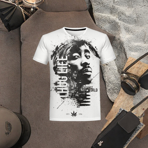 T-<span class=keywords><strong>Shirt</strong></span> Casual da Uomo Hip Hop con Stampa 3D di <span class=keywords><strong>Tupac</strong></span> 2Pac, Maglietta Personalizzata 100% Poliestere con Stampa Digitale 3D - Product Image 3