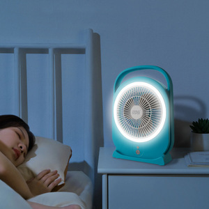 Winning Star 8-Inch Table Fan With Led <b>Light</b> Usb Rechargeable Portable Fan - Product Image 3