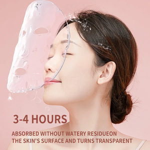 Masque en feuille de collagène rose PDRN hydratant, raffermissant, repulpant, rafraîchissant, éclaircissant pour le soin du visage - Product Image 3