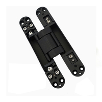Charnière invisible réglable en 3D pour portes pliantes, charnières cachées de type croisé, approvisionnement direct en gros