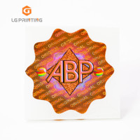 Autocollant holographique 3D personnalisé, étiquette personnalisée de haute qualité, code qr, numéro de série, impression de sécurité