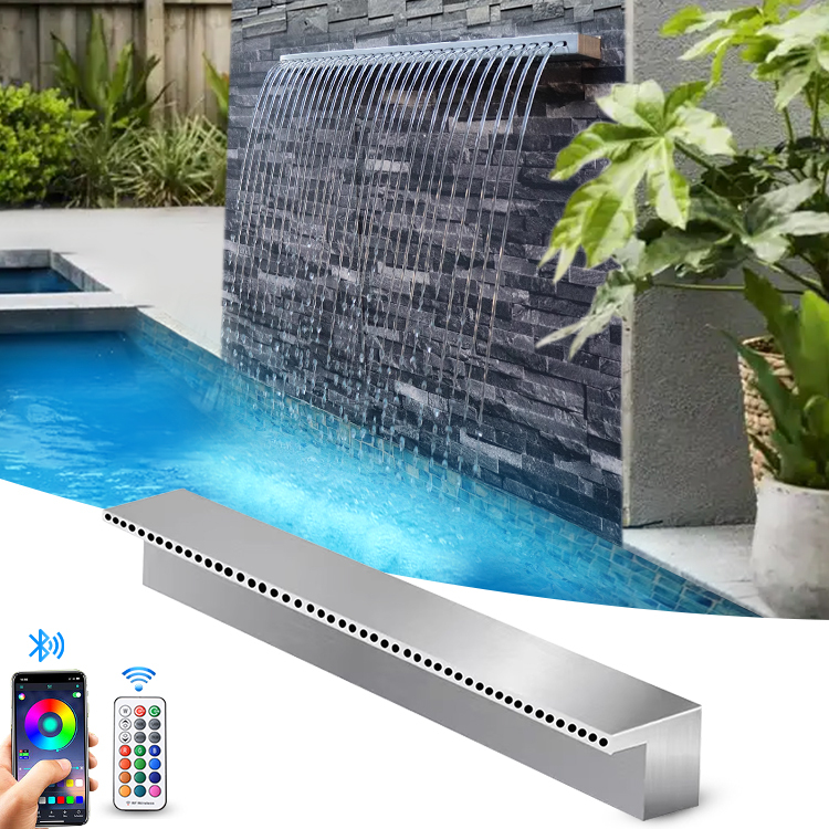 Outdoor Swimming Pool Fountain Curtain Water