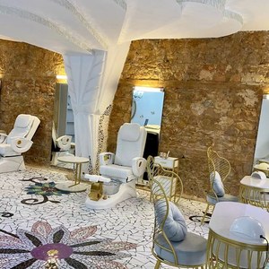 New Luxury Glass Electric Foot Spa Pedicure Massage <b>Chair</b> with Modern Design for Nail Salon Use - Product Image 3