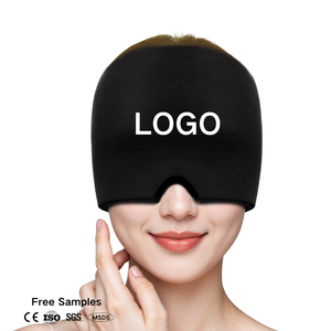 Bandeau et masque pour les yeux Factoey, sans odeur, pour soulager les migraines, thérapie par le froid, avec tissu Leica, gel solide pour la thérapie par la chaleur et le refroidissement - Product Image 1