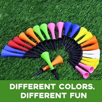 SHURAN - Clou à balle de golf durable en ABS+TPR bicolore pour accessoires de golf avec logo personnalisé