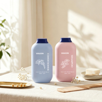 Bouteilles en plastique vides en gros pour shampoing et lotion 300ml/500ml, emballage cosmétique avec conception de logo personnalisé pour les marques de soins de la peau