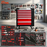 RTTOOL Option OEM : Armoire d'atelier robuste avec tiroirs, chariot à outils et armoires à outils pour le rangement en garage