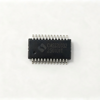 Microcontrolador Cmsemicon CMS32L032GE24SS de 32 bits ARM Cortex M0+ con 64KB de memoria Flash, encapsulado SSOP24.