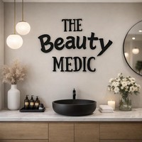 Lettres en acier inoxydable découpées au laser sur mesure pour la publicité extérieure, enseignes commerciales, logo alphabétique pour les magasins, les hôtels, les décorations
