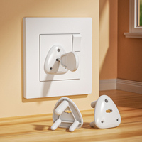 Cache-prise de sécurité pour bébé, type indien, boîte de protection anti-choc électrique pour prises murales, produits de sécurité pour bébés