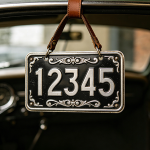 <span class=keywords><strong>Plaque</strong></span> <span class=keywords><strong>d</strong></span>'<span class=keywords><strong>immatriculation</strong></span> vintage en métal embossé style ancien, souvenirs <span class=keywords><strong>d</strong></span>écoratifs, plaques <span class=keywords><strong>d</strong></span>'<span class=keywords><strong>immatriculation</strong></span> suspendues, accessoires <span class=keywords><strong>de</strong></span> voiture - Product Image 2