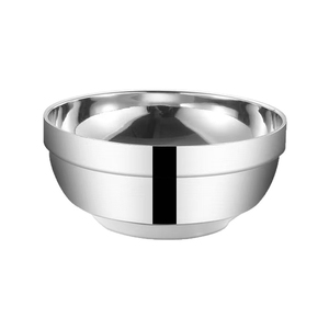Bol en acier inoxydable DF946, récipient de rangement de cuisine durable pour aliments et gâteaux, réutilisable, matériau 304 - Product Image 5