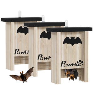 Nichoir en bois pour chauves-souris, conçu pour l'extérieur, facile à accrocher et idéal pour les chauves-souris s'abriter - Product Image 1