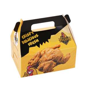 Tùy Chỉnh Giấy Chiên Gà Hộp Với Xử Lý Logo In Ấn Bao Bì Thực Phẩm Hộp Cho Takeaway Dùng Một Lần Không Thấm Mỡ Bao Bì Hộp - Product Image 2