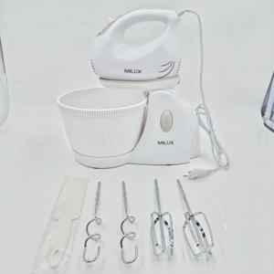 Elektrischer Haushalts mehl mischer Eier schläger 2-in-1 Abnehmbarer Tischs chläger Backcreme-Mischmasch ine - Product Image 3