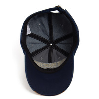 Casquette de baseball vintage en denim, coton délavé, effet vieilli, avec patchs brodés, style hip-hop