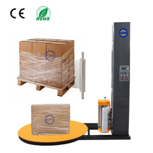 Máquina Automática para Envolver con Film a Bajo Precio, Máquina Envolvedora Retráctil 220V/380V, Máquina Empacadora de Palés con Plataforma Giratoria - Product Image 1