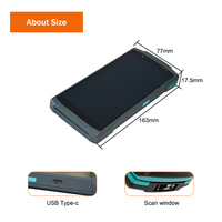 Terminal portable portable android wifi commande alimentaire android pos HCC-CS20