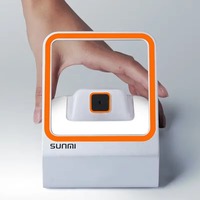 Lecteur de codes-barres 2D de bureau SUNMI Blink NS010, boîte de paiement mobile, lecteur de codes QR pour système de point de vente de supermarché et de vente au détail