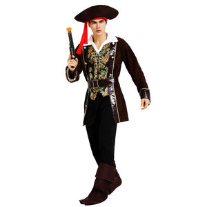 Disfraz de <span class=keywords><strong>Pirata</strong></span> Bucanero Unisex para Adultos, para Cosplay de Películas y Televisión, Fiesta de Halloween, con Pantalones con Estampado de Personajes, Vestido para <span class=keywords><strong>Mujer</strong></span> - Product Image 6